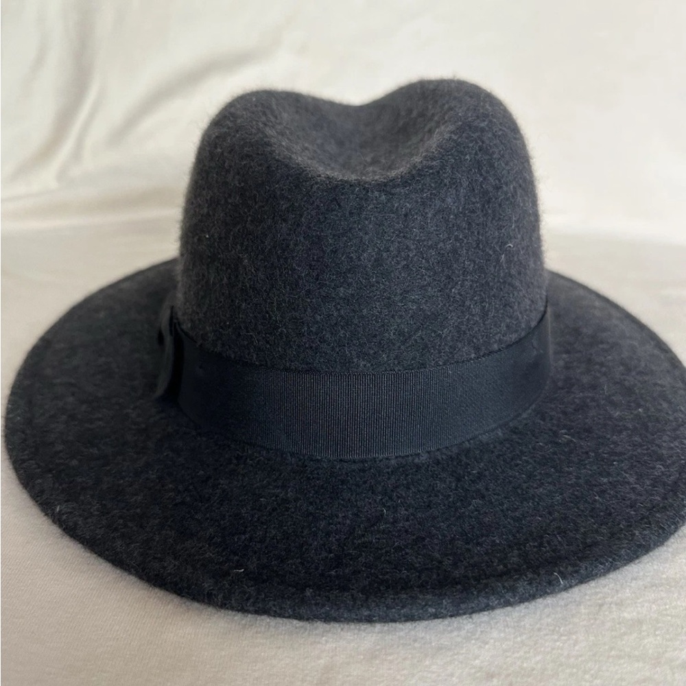 Stylish dark Gray Wool Fedora Winter Hat